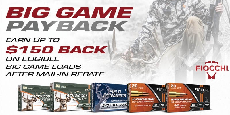 Rebate: Big Game Payback